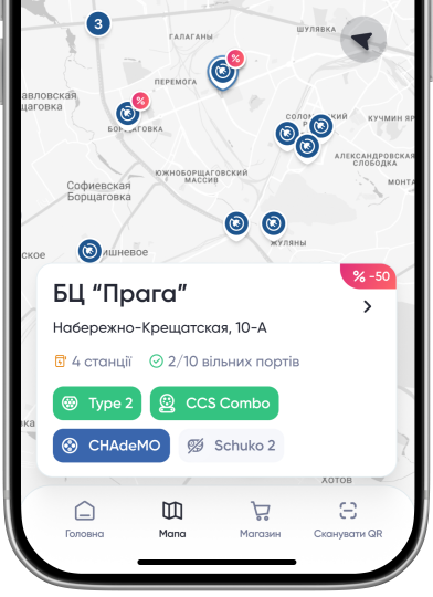 Просмотрите Online статус портов