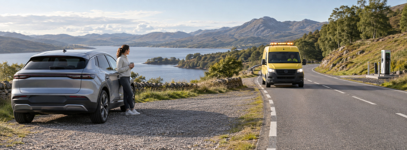 What to do if the electric car is discharged